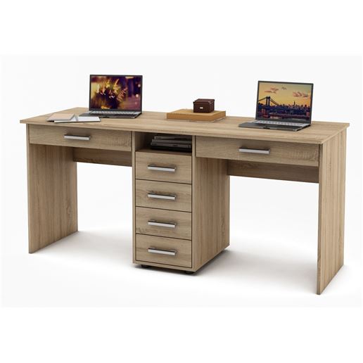 Письменный стол Остин-8Я-Дуб-сонома