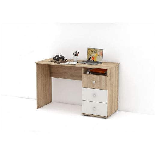 Письменный стол Тунис-3-Дуб-сонома/Белый