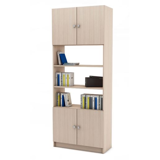 Стеллаж Бостон-7-Дуб-молочный