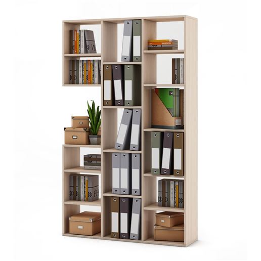 Стеллаж Феликс-1-Дуб-молочный