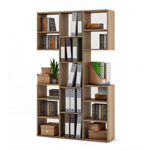 Стеллаж Феликс-3-Дуб-сонома