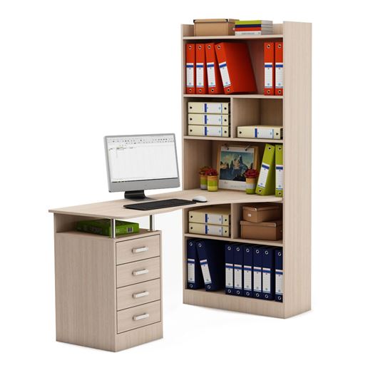 Стол Атлант-18 (АТЛ-1 + АТЛ-8)-Дуб-молочный