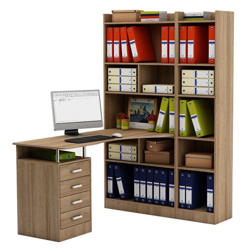 Стол Атлант-184 (АТЛ-1 + АТЛ-8 + АТЛ-4)-Дуб-сонома