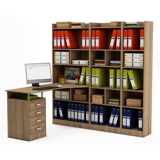 Стол Атлант-1864 (АТЛ-1 + АТЛ-8 + АТЛ-6 + АТЛ-4)-Дуб-сонома