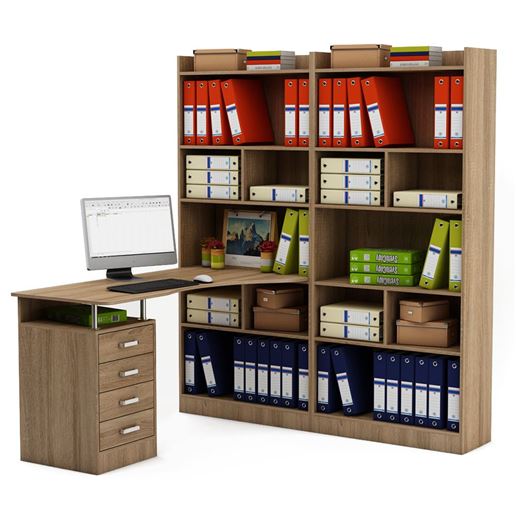 Стол Атлант-188 (АТЛ-1 + АТЛ-8 + АТЛ-8)-Дуб-сонома