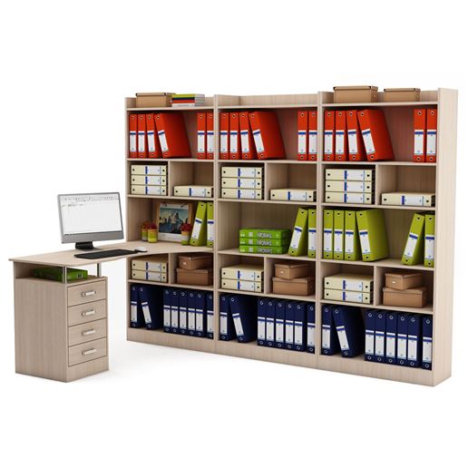 Стол Атлант-1888 (АТЛ-1 + АТЛ-8 + АТЛ-8 + АТЛ-8)-Дуб-молочный