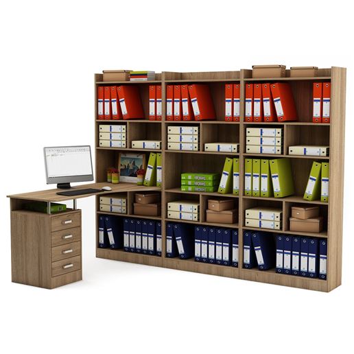 Стол Атлант-1888 (АТЛ-1 + АТЛ-8 + АТЛ-8 + АТЛ-8)-Дуб-сонома