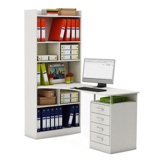 Стол Атлант-28 (АТЛ-2 + АТЛ-8)-Белый