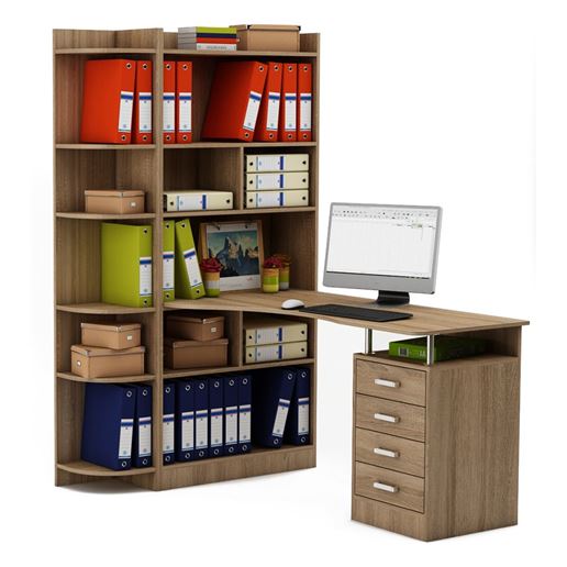 Стол Атлант-283 (АТЛ-2 + АТЛ-8 + АТЛ-3)-Дуб-сонома