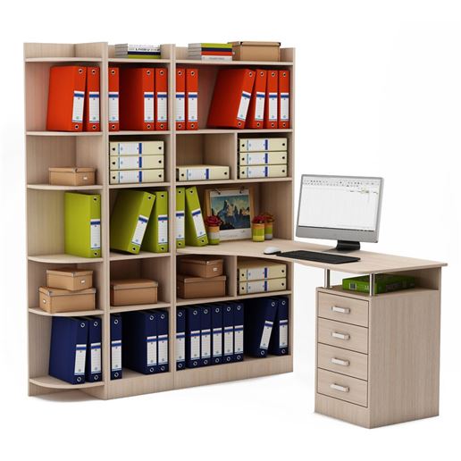 Стол Атлант-2843 (АТЛ-2 + АТЛ-8 + АТЛ-4 + АТЛ-3)-Дуб-молочный