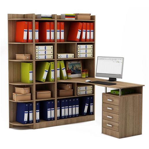 Стол Атлант-2843 (АТЛ-2 + АТЛ-8 + АТЛ-4 + АТЛ-3)-Дуб-сонома