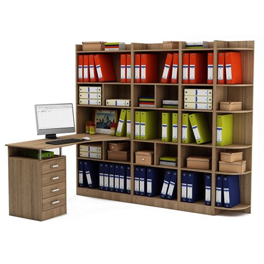 Стол Атлант-28643 (АТЛ-2 + АТЛ-8 + АТЛ-6 + АТЛ-4 + АТЛ-3)-Дуб-сонома