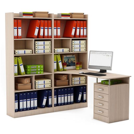 Стол Атлант-288 (АТЛ-2 + АТЛ-8 + АТЛ-8)-Дуб-молочный