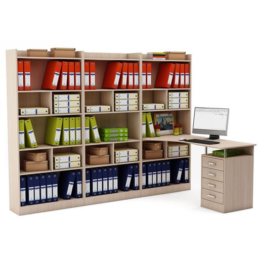 Стол Атлант-2888 (АТЛ-2 + АТЛ-8 + АТЛ-8 + АТЛ-8)-Дуб-молочный