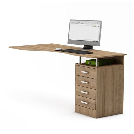 Стол Атлант-2-Дуб-сонома