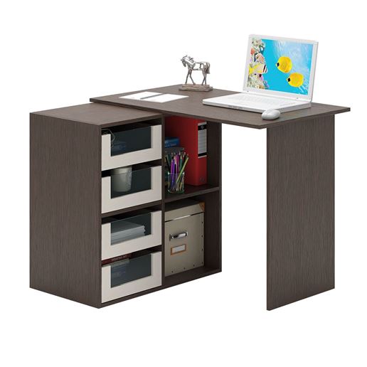 Компьютерный стол Прайм-38 венге / дуб молочный