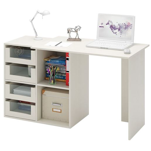 Компьютерный стол Прайм-38 дуб молочный