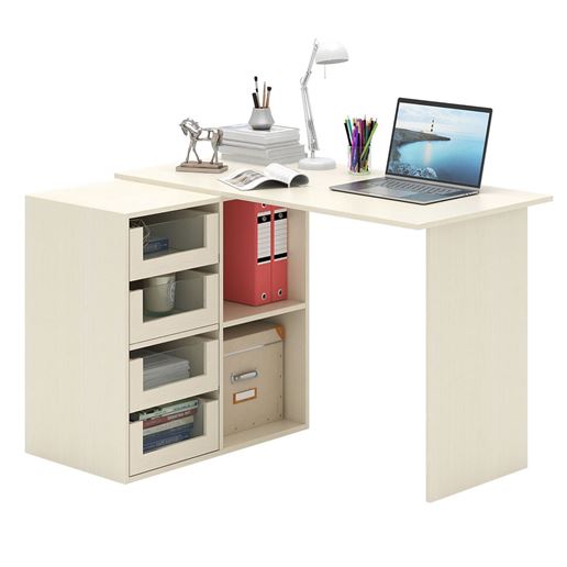 Компьютерный стол Прайм-47 дуб молочный