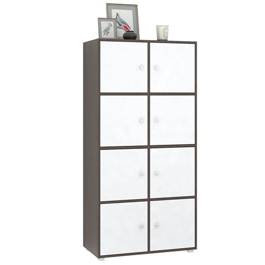 Стеллаж Прайм-42-5 венге / белый