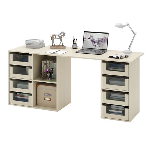 Угловой стол Прайм-77 дуб молочный