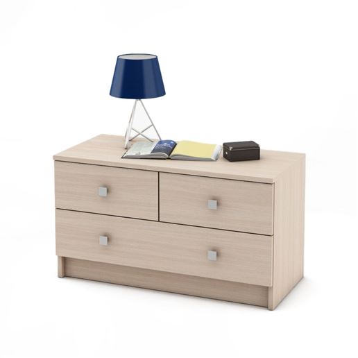 Тумба Бостон-3-Дуб-молочный