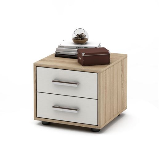 Тумба Остин-1-Дуб-сонома/Белый