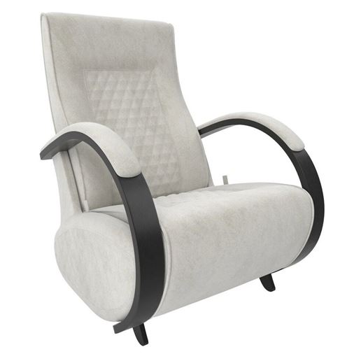 Кресло-глайдер МИ Модель Balance 3  (Венге/шпон/Verona Light Grey)