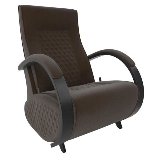 Кресло-глайдер МИ Модель Balance 3 (Венге/шпон/Verona Brown)