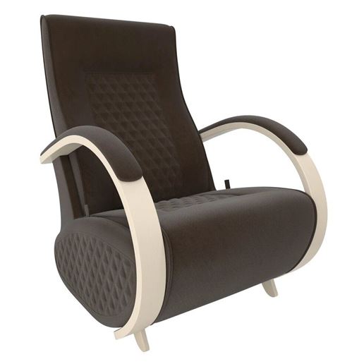 Кресло-глайдер МИ Модель Balance 3 (Дуб шампань/шпон/Verona Brown)