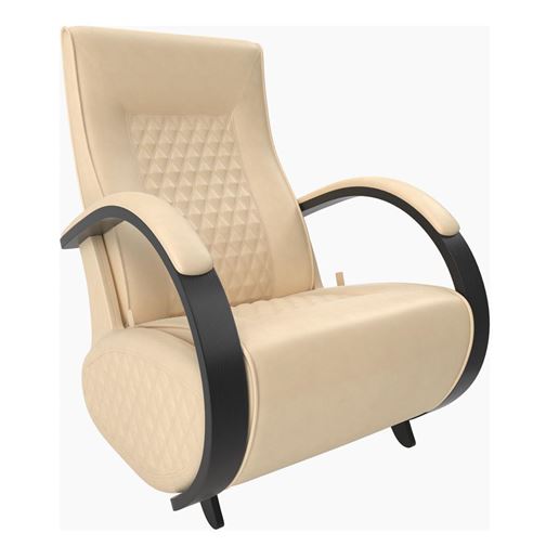 Кресло-глайдер МИ Модель Balance 3 (Венге/шпон/Polaris Beige)