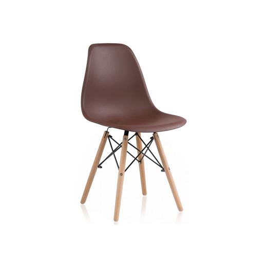 Стул деревянный Eames PC-015 brown