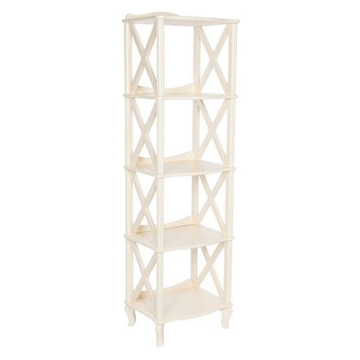 Этажерка-стеллаж "Джульетта"-4 (дуб шампань) Вис