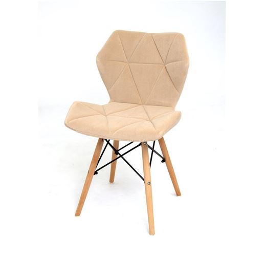 Стул S-879MT (BEIGE B-1005) velvet