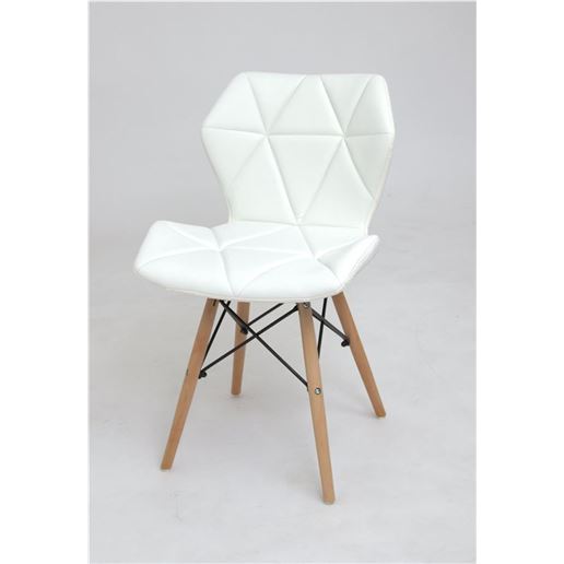 Стул S-879MT (PU WHITE)