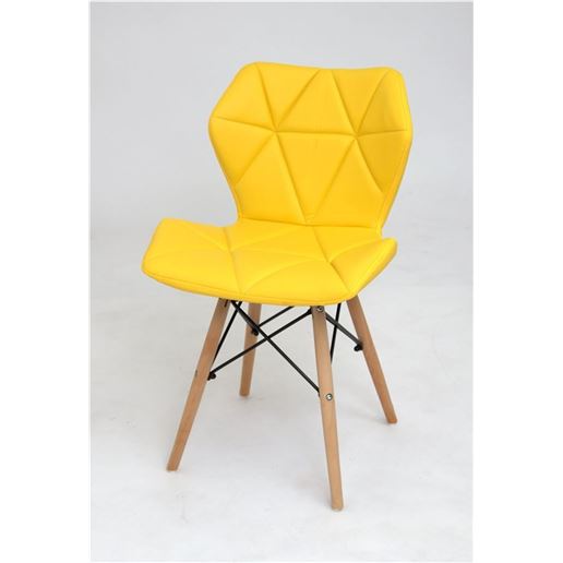 Стул S-879MT (PU YELLOW 1006)