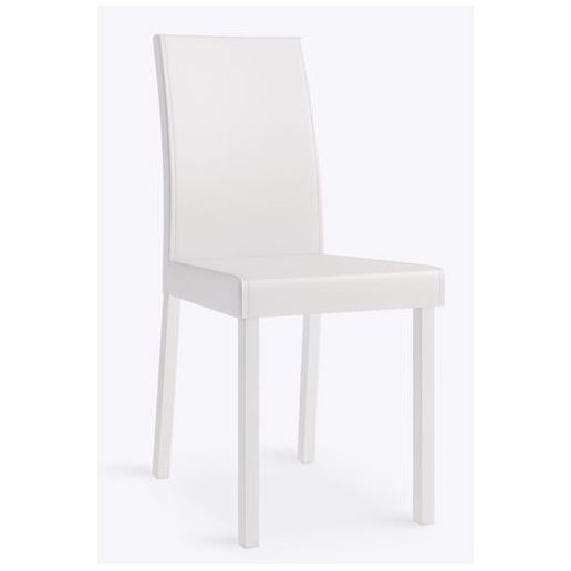 ТРЭП Стул Белый/Белый, экокожа