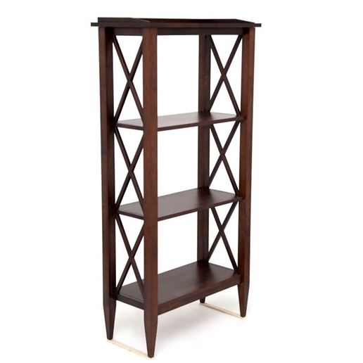 Стеллаж 163 (3 полки) Орех