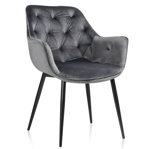 Стул Remo dark grey