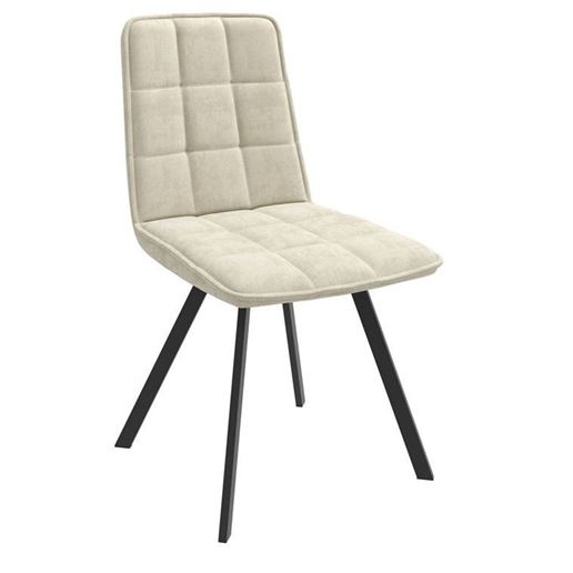 Стул "ROM" (Черный/Milk Lux b2)