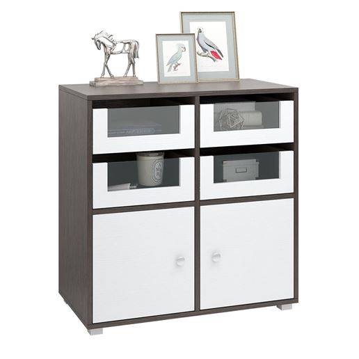 Комод Прайм-22-5 венге / белый