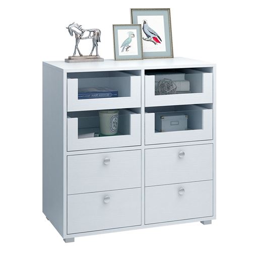 Комод Прайм-22-6 белый