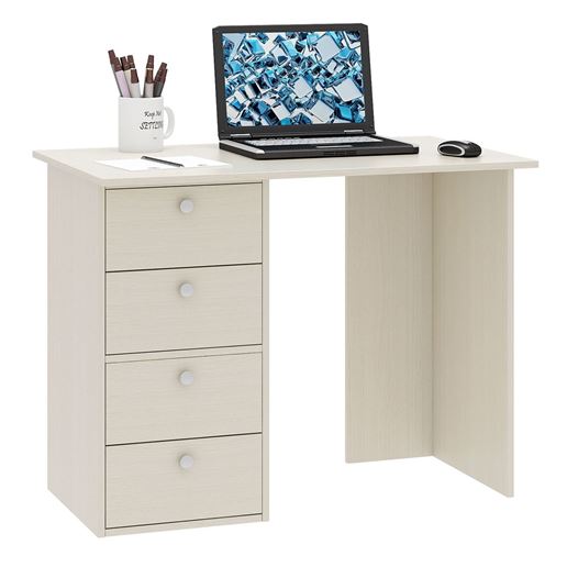 Компьютерный стол Прайм-32 дуб молочный