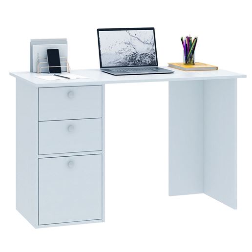 Компьютерный стол Прайм-44 белый