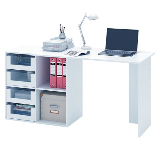 Компьютерный стол Прайм-47 белый