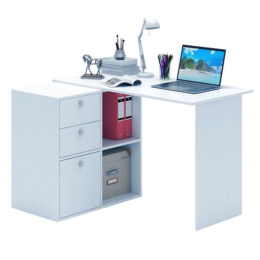 Компьютерный стол Прайм-48 белый