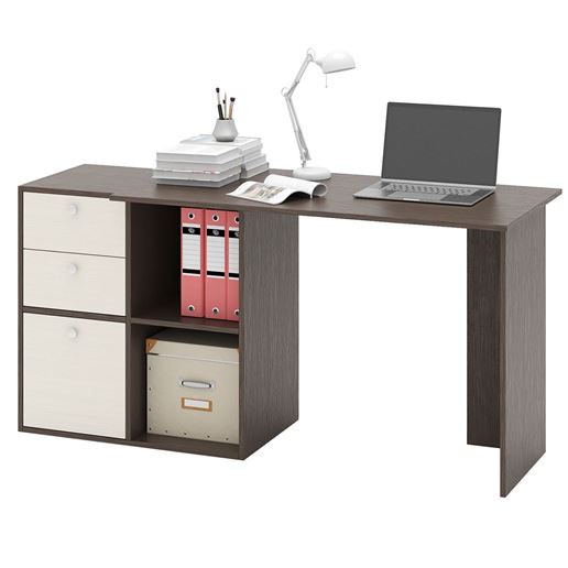 Компьютерный стол Прайм-48 венге / дуб молочный