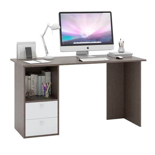 Письменный стол Прайм-57 венге / белый