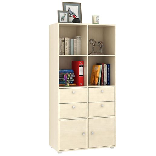 Стеллаж Прайм-42-2 дуб молочный