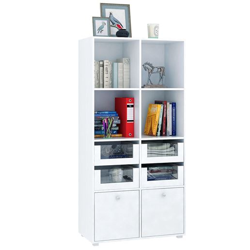 Стеллаж Прайм-42-3 белый