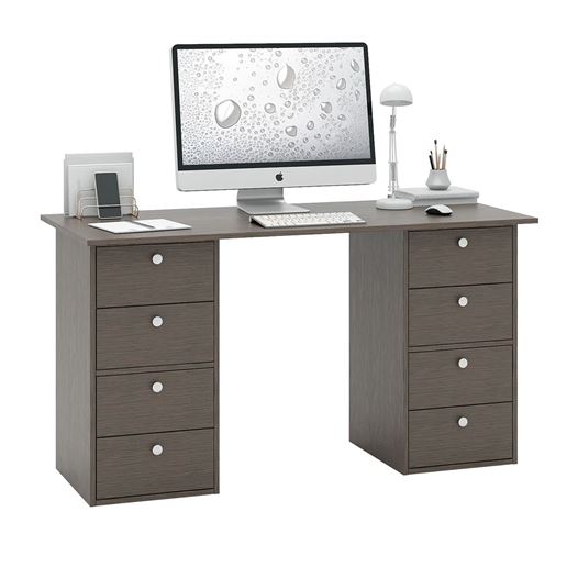 Стол двухтумбовый Прайм-60 венге